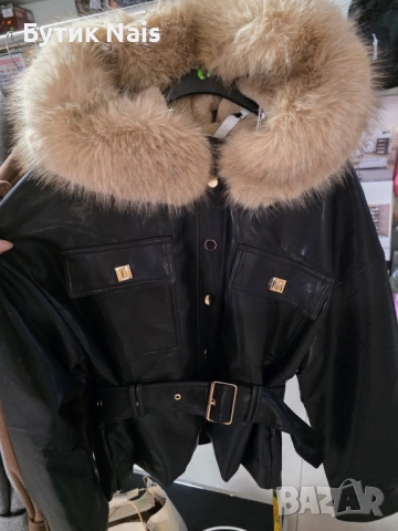 Дамско кожено яке!, снимка 4 - Якета - 51839474