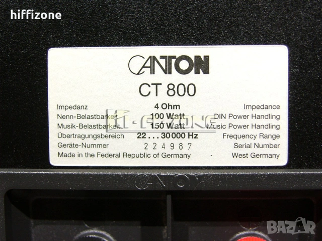 Тонколони   Canton ct-800 /1 , снимка 11 - Тонколони - 53572581