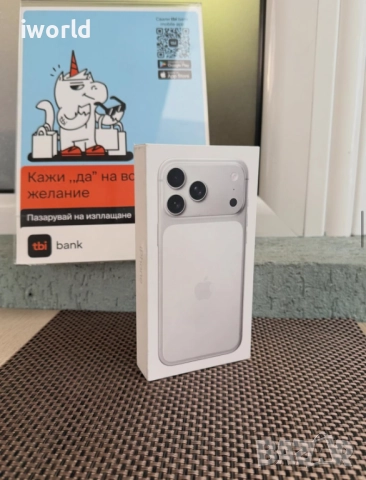 НОВ❗️ НЕразпечатан❗️ Iphone 17 PRO MAX ❗️Лизинг от 104лв/м❗️ silver blue ❗️USA, снимка 6 - Apple iPhone - 52615028