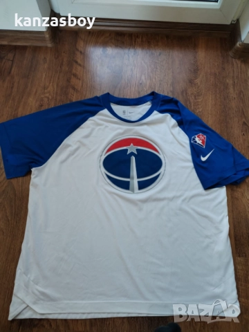 nike washington wizards - мъжка баскетболна тениска КАТО НОВА ХЛ, снимка 4 - Тениски - 51434167