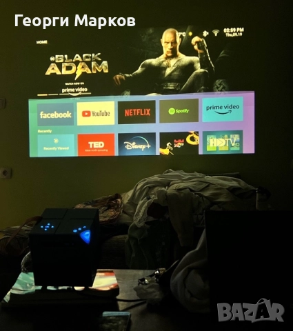 Проектор Aopen QH12a + статив Hama, 100 евро, снимка 3 - Друга електроника - 52027368