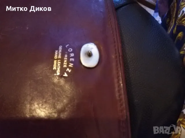 Lorenza firenze genuine leather bag hand made маркова женска чанта отлична ест.кожа 27х20см, снимка 10 - Чанти - 49442306