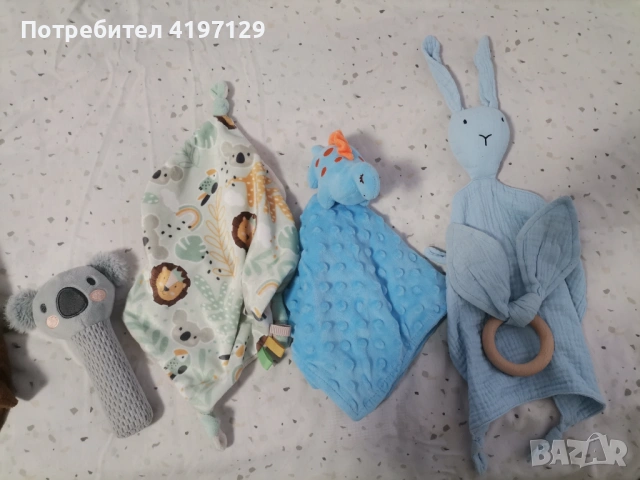 Бебешки плюшени кърпи