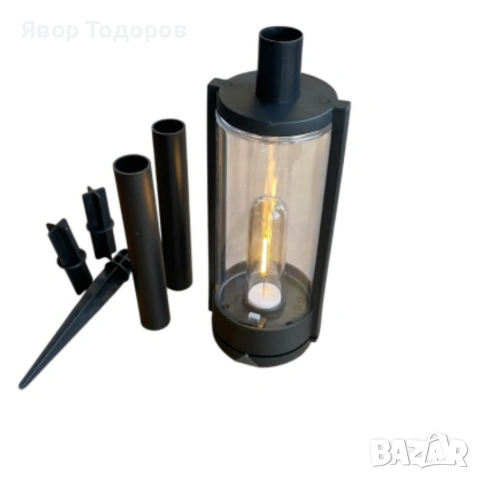 Градинската соларна лампа XF-2902 - стилно и практично решение за осветление на двор, алеи и тераси