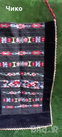 2бр стари кадифяни престилки, снимка 3 - Антикварни и старинни предмети - 53801453