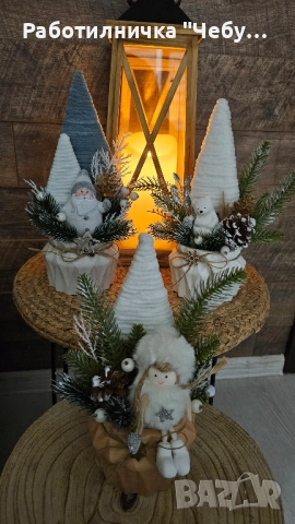 Коледни кашпи, снимка 6 - Коледни подаръци - 52111574