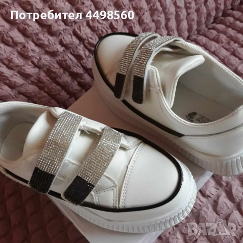 Черно/Бели Маратонки, снимка 3 - Детски маратонки - 51447787