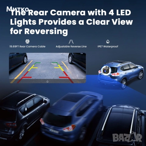 Krunia RC06 9.26 инчов екран за Carplay/Android Auto за кола, снимка 5 - Аксесоари и консумативи - 53839916