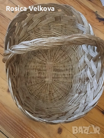 Ръчно плетена кошница , снимка 5 - Декорация за дома - 53868758