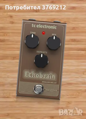 Ефект педал за китара Echobrain analog delay дилей ехо TC Electronic, снимка 1 - Китари - 47241546