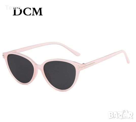 Малки дамски слънчеви очила тип котка .Вариант 1: C1 full black; Вариант 2: C2 black leopard; Вариан, снимка 1 - Слънчеви и диоптрични очила - 45696250