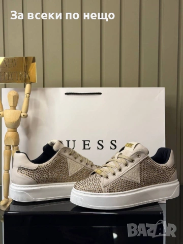 Guess Дамски Маратонки С Кристали👟Дамски Спортни Обувки С Камъни Гес - Различни Цветове Код SK950, снимка 6 - Маратонки - 53729941