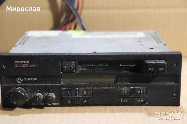 VW BETA BLAUPUNKT GRUNDIG AWTO RADIO KASETOFON 