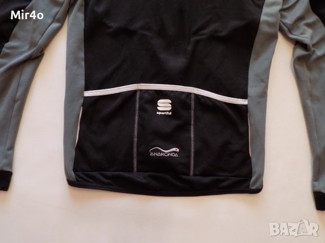 вело джърси 36 cycling wear/sportful горнище яке екип термо шосейно колоездене мъжко оригинал M/L, снимка 10 - Спортни дрехи, екипи - 53512939
