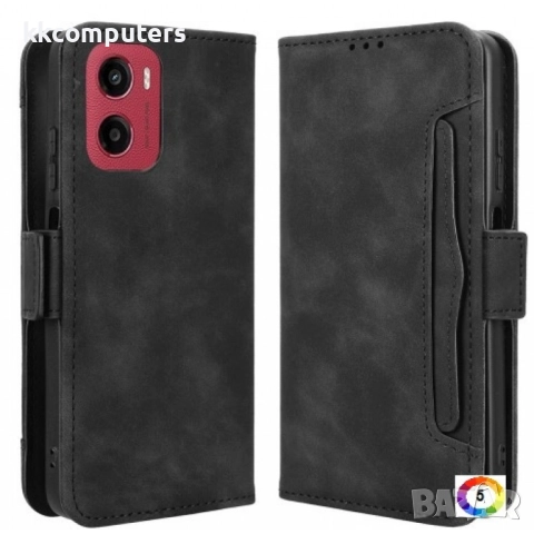 Motorola Moto G05 4G / E15 4G Multiple Card Slots /Magnetic Wallet Калъф и Протектор, снимка 5 - Калъфи, кейсове - 52674123