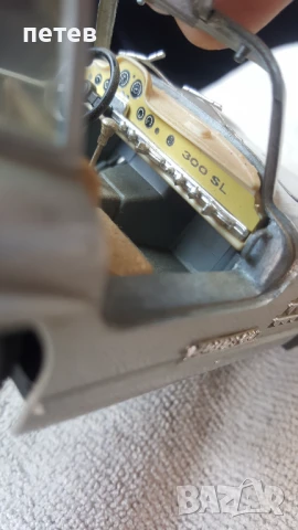 Метална количка. Mercedes sl300, снимка 18 - Антикварни и старинни предмети - 50671811