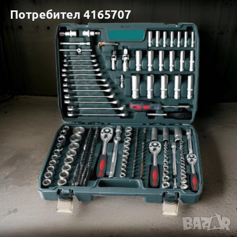 Гедоре Stark's от 216 части - пълен комплект инструменти за домашна и професионална употреба, снимка 3 - Куфари с инструменти - 53972008