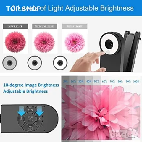 Нова USB уеб камера за документи преподаване дистанционно обучение, снимка 6 - Захранвания и кутии - 49641914