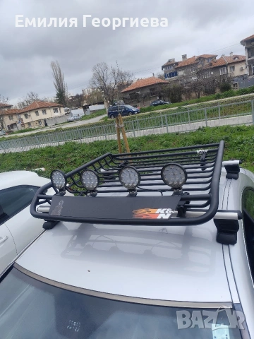 Покривен багажник – кошница + багажни греди + LED прожектори., снимка 2 - Аксесоари и консумативи - 54156307