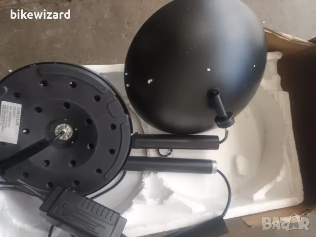 Unilux First Black Halogen подова метална масивна лампа НЕ РАБОТИ, снимка 5 - Други - 50084652