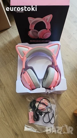 Безжични геймърски слушалки SOMIC GS510, 2.4G, стерео звук с регулируем микрофон, 3 звукови режима, снимка 10 - Аксесоари - 51410189