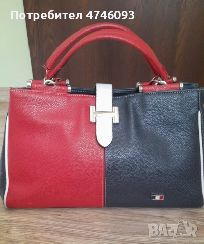 Стилна дамска чанта в три цвята, снимка 2 - Чанти - 53956920