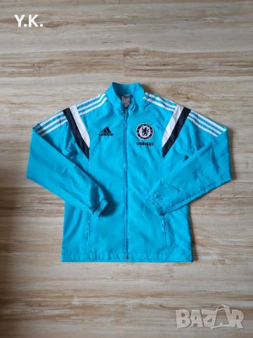 Оригинално мъжко горнище Adidas x F.C. Chelsea, снимка 1 - Спортни дрехи, екипи - 45877125