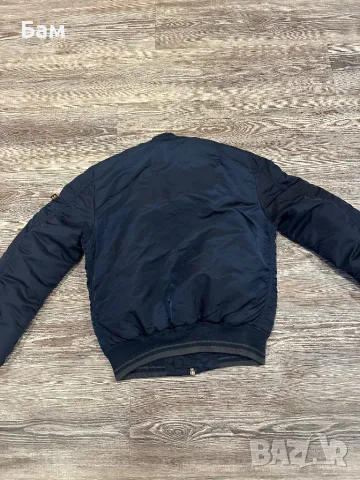 RARE!Alpha Industries X Ben Sherman MA-1 flight bomber jacket размер С , снимка 5 - Якета - 48642508