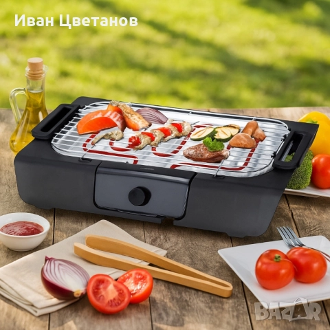 Електрическа скара Royalty Line RL-BGT2000 / RL-SBGT2000, 2000W, снимка 3 - Скари - 52004009