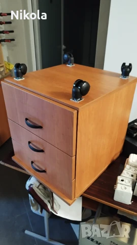 Шкафче на колела за бюро - контейнер с три чекмеджета 46,5/51,5/55, снимка 9 - Шкафове - 51099144