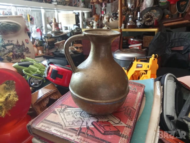 Малка месингова кана, снимка 1