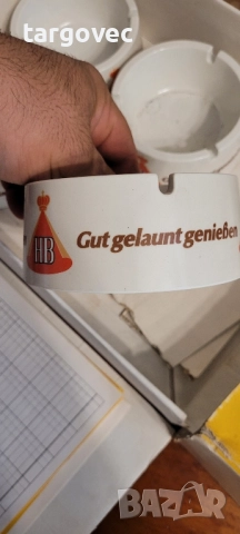 пепелници HB комплект за бридж, снимка 2 - Антикварни и старинни предмети - 52006388