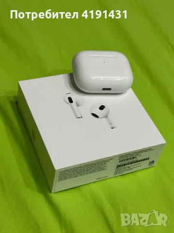 Airpods 3 (3rd generation), снимка 4 - Слушалки и портативни колонки - 46825902