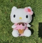 Плюшена играчка Кити със Сладолед 30см, Hello Kitty with Ice Cream, снимка 1
