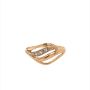 Златен дамски пръстен 1,38гр. размер:57 14кр. проба:585 модел:24762-1, снимка 1