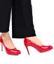 н.39,5/uk6 1/2 Högl women´s elegant pumps with leather sole - red, снимка 1