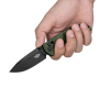 Сгъваем нож Oknife Rubato 3 - Зелен 154CM неръждаема стомана с черно титаниево PVD покритие, снимка 5