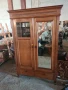 Масивен шкаф гардероб с огледало внос от Европа, снимка 1