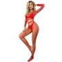 Еротичен комплект 2 части в червено - модерна визия и съблазнителен стил, снимка 2
