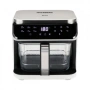 Дигитален еър фрайър Hausberg HB-2343AB 6.5L | Стъклена кошница | 12 програми | 360° прозрачен изгле, снимка 2