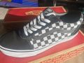 Vans Ward Chechered Trainers Chk Blk/Wht