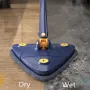 Разтегателен триъгълен MOP за почистване 360° с 3 парцала , снимка 4