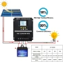 100A MPPT соларен контролер за зареждане 12V 24V 36V 48V LCD дисплей 100V, двоен USB, снимка 12