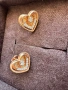 Чисто нови златни обеци с диаманти , снимка 1