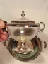 ретро посребрена захарница с поднос   7/2, снимка 5