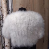 Палтенце от щраусови пера , снимка 2 - Палта, манта - 45901609