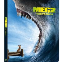 нов 4К + блу рей стилбук Мега звяр 2: Падината - 4K + BR Steelbook MEG 2: THE TRENCH, снимка 1 - Blu-Ray филми - 44977196