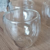6 броя стъклени чаши за кафе, снимка 4 - Чаши - 45581278