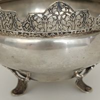 Старинна Италианска , сребърна , маркирана , купа , снимка 4 - Антикварни и старинни предмети - 45506936