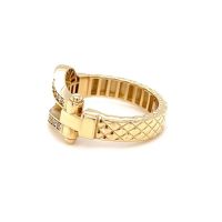 Златен дамски пръстен 4,41гр. размер:57 14кр. проба:585 модел:23074-4, снимка 2 - Пръстени - 45118637